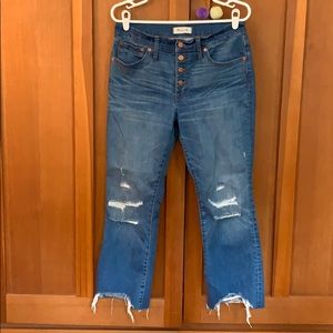 Madewell Cali Demi Boot Crop Jean